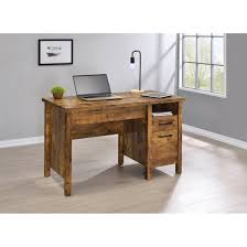 Delwin Antique Nutmeg Lift Top Office Desk With File Cabinet Overstock 32247784