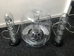 They are a 2.1 system with a pair of satellite speakers and a subwoofer called the isub, which was originally available first in october 1999 as a standalone product. Harman Kardon Soundsticks Iii Subwoofer Speaker Set Catawiki