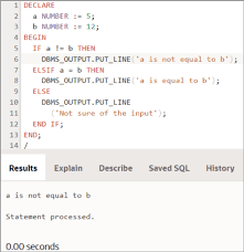Pl Sql Operators And Control Statements Tutorial