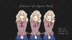 The Libitina (L) Sprite Pack Is Now Publicly Available! : r/DDLCMods