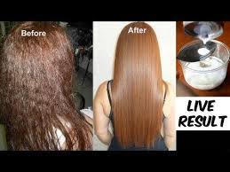 Permanent Hair Straightening At Home Which Is As Good As Keratin And Hair Rebonding Yout Hair Smoothing Treatment Hair Straightening Treatment Hair Treatment