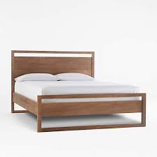 Room design must have considered the size of this space to begin with. Linea Ii Queen Bed Reviews Crate And Barrel