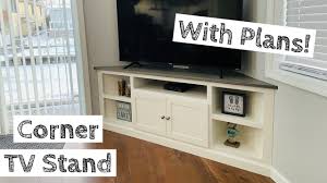 22 diy tv stand ideas to unlock your creativity. Building A Corner Tv Stand Built In Plans Available Youtube