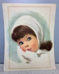 NORTHERN TISSUE AMERICAN BEAUTIES PRINTS FRANCES HOOK (3) Child Advertising  1960