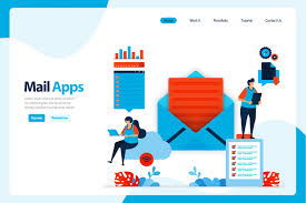 landing page of sending work e mail graphic by setiawanarief111 creative fabrica