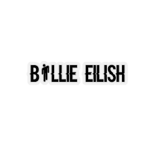 Billie Eilish Decal Stickers For Women Love Billie Eilish Billie Eilish Billie Black And White Stickers