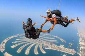 Дубаи прыжок с парашютом
