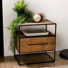 Tables De Chevets Tables De Nuit Industrielles Scandinaves Meubles De Chambre Pier Import En 2020 Table De Chevet Table De Nuit Bois Diy Table De Chevet