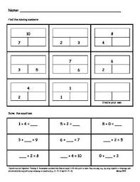 Part Part Whole Assessments Or Worksheets Math Activities Elementary Math Classroom Math Addition