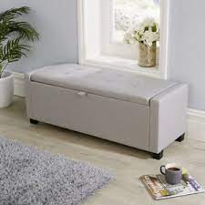 Blanket boxes are probably the most versatile pieces of furniture you'll ever have in your house. Verona Ottoman Storage Blanket Box Hopsack Fabric Seat Bench Foot Stool Grey 5056065429060 Ebay