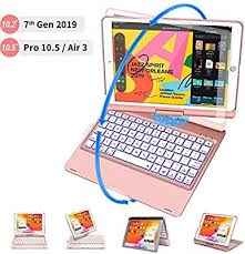 Amazon Com New Ipad 10 2 7th Generation 2019 Keyboard Case Ipad Keyboard Case For Ipad 10 2 2019 Ipad Air 3 1 Ipad Keyboard Keyboard Case Ipad Keyboard Case