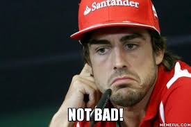 The fastest meme generator on the planet. Fernando Alonso Is Amused Not Bad Obama Face Know Your Meme