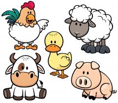 Farm Animals Set Paid Paid Affiliate Set Animals Farm Farm Cartoon Cartoon Animals Cartoon Drawings Of Animals