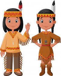 Couple De Dessin Anime Natif Indien Americain American Indian Girl Native American Indians Girl Cartoon