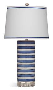 Regatta Stripe Table Lamp Blue White Lampentisch Lampe