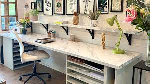 Kitchen counters (questions and answers). Diy Desk Ideas To Make Working From Home Work Like A Dream Real Homes