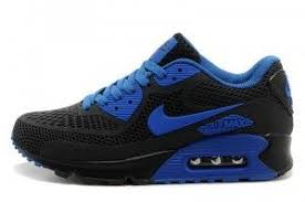 Nike Air Max 90 Black Royal Blue Men S Running Shoes In 2020 Nike Air Max 90 Black Nike Air Max Sneakers Men Fashion