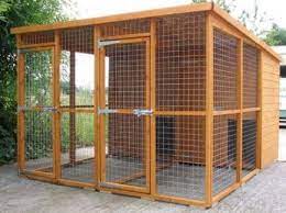 The shelter must be roomy enough for the dog so it could stand up, lie down, and turn around comfortably. Backyard Dog Kennel Ideas Products 17 Trendy Ideas Dog Kennel Designs Dog Cage Outdoor Dog Kennel And Run