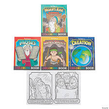The scriptures stories coloring book: Bible Story Coloring Book Assortment Oriental Trading