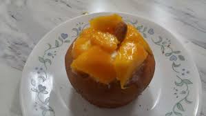 I tweaked some ingredients and the sugar dosage! Sugarless Eggless Mango Cake Recipe Low Calorie Mango Cake Recipe Vegdiaries Com