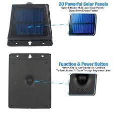 Shop 2pc 22 Led Solar Motion Security Sensor Lights With Side Leds Wireless Waterproof Outdoor Light With Auto On Off N A Overstock 30085060