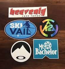 Ski Snowboard sticker pack