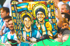 Perfect vector for fans of argentina in this 2014 championship.high quality jpg included. Lionel Messi Is Not In Diego Maradona S Shadow Sbnation Com