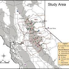 Fire origins mark the fire fighter's best guess of where the fire started. Calfire Administrative Units In The Central Sierra Region Of Download Scientific Diagram
