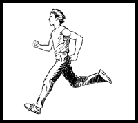 Draw Action Drawing Figures People Running Walking Jumping Motion Lessons For Cartoons Illustrations Realistic Artwork A little drawing i did during my. draw action drawing figures people