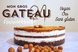 Gateau D Anniversaire Vegan Cru Et Sans Gluten La Ptite Noisette
