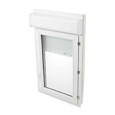 Impressionnant fenetre pvc castorama sur mesure latest. Fenetre Pvc 1 Vantail Volet Roulant Motorise Grosfillex Blanc L 60 X H 75 Cm Tirant Droit Castorama