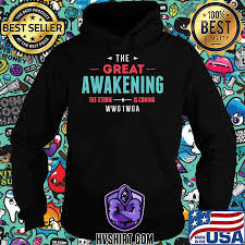 Whether you're making a streetwear statement or just keeping comfy, the humble hoodie is always a good call. Qanon The Great Awakening T Shirt Wwg1wga Storm Is Coming T Shirt Hoodie Sweater Long Sleeve And Tank Top