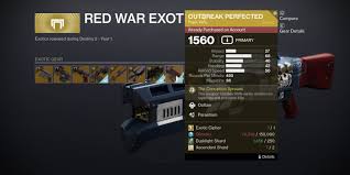 Outbreak Perfected Catalyst : R/Destiny2