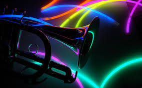 Terrifichorrific Music Notes Background Music Wallpaper Neon Backgrounds
