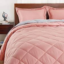 Shop for gray coral bedding online at target. Basic Beyond Down Alternative Comforter Set Twin Coral Grey Reversible Bed Comforter With 1 Pillow Sham For All Seasons Buy Online In Guyana At Guyana Desertcart Com Productid 118676011