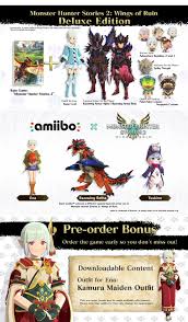 Each monster hunter stories 2: Deluxe Edition For Monster Hunter Stories 2 Pre Order Bonus And Amiibos Monsterhunter