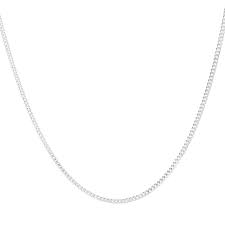 Buy sterling silver chains wholesale directly from silver importer. 60cm 24 Curb Chain In 925 Sterling Silver