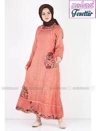 Modanisa Cicek Baskili Yazlik Tesettur Elbise Tsd7328 Turuncu Turuncu Moda Stilleri Elbise Elbise Modelleri