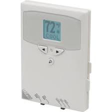 Press the lock pad 3 times within 10 seconds. Lux 24 Volt Digital Heat Cool Thermostat Hd Supply