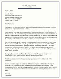 Application letters are the perfect tool to demonstrate something of your personality. Resume For Government Job Federal Cover Letter Sample Example Hudsonradc