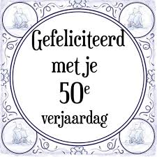 Bol Com Verjaardag Tegeltje Met Spreuk 50 Jaar Gefeliciteerd Met Je 50e Verjaardag Cadeau