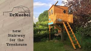 How to build wooden houses in a lack of professionals and lost traditions? New Stairs For The Treehouse Youtube