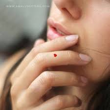 Tiny Red Heart Temporary Tattoo Set Of 3 Heart Temporary Tattoos Red Heart Tattoos Small Heart Tattoos