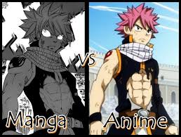Anime Vs Manga Fairy Tail Gimme Manga Screw The Anime Manga Vs Anime Fairy Tail Anime Fairy Tail