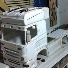 Membuat kabin miniatur truk dan engsel pintu bukaan mudah. Miniatur Truk Scania New Design Shopee Indonesia