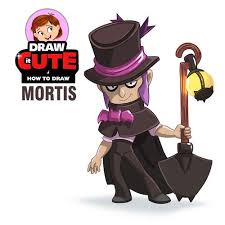 Learn the stats, play tips and damage values for mortis from brawl stars! How To Draw Mortis Super Easy Brawl Stars Drawing Tutorial Draw It Cute