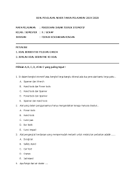 Kata hidrolik berasal dari kata hydro yang berarti …. Soal Pat Pdto