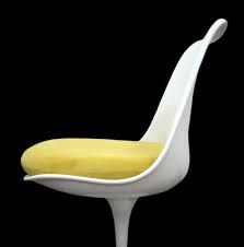 yellow cushion cover for saarinen tulip chair retro chair side chairs tulip chair saarinen