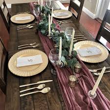 Extra Long 4M Teal Cheesecloth Table Runner 90X400Cm