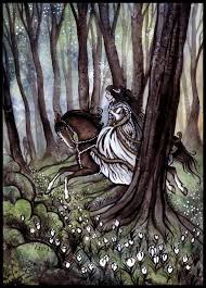 Aredhel In The Forest Of Nan Elmoth By Sieskja On Deviantart Fantasy Artwork Fantasy Art Fairytale Art